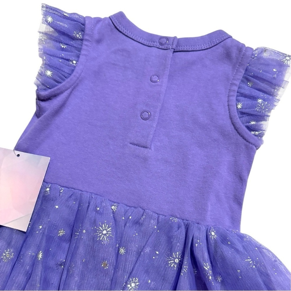 Disney 100 Minnie Mouse Purple Tutu Dress 3–6M – Walt Disney World Baby Bodysuit - Picture 4 of 6